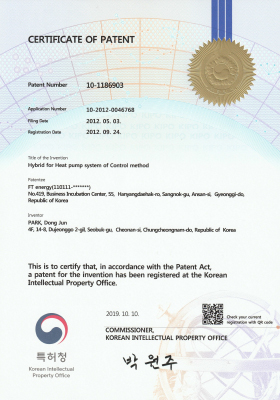 Certificate of FT Energy